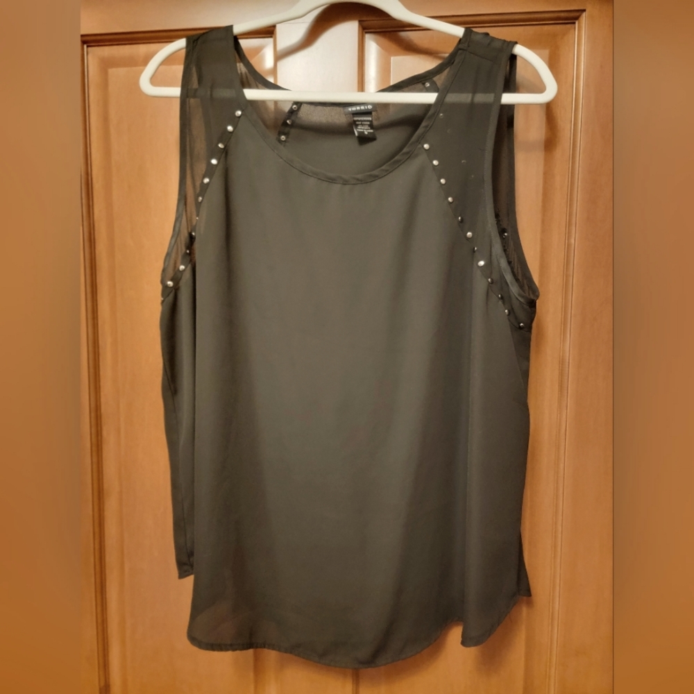 Torrid Studded Tank Blouse size 0